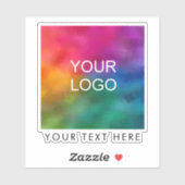 Aangepaste sjabloon upload Zakelijk logo hier Lapt Sticker (Vel)