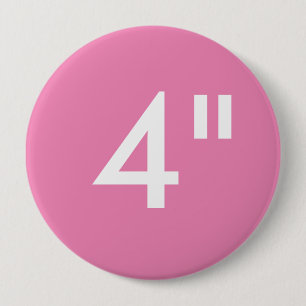 Aangepaste Sjabloon van 4-inch grote ronde Button