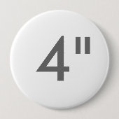 Aangepaste Sjabloon van 4-inch grote ronde Button (Voorkant)