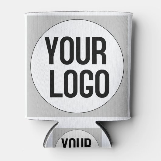 Aangepaste sjabloon van het ontwerp van de logo op blikjeskoeler (Voorkant)