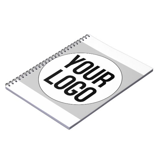 Aangepaste sjabloon van het ontwerp van de logo op notitieboek (Linkerzijde)