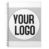 Aangepaste sjabloon van het ontwerp van de logo op notitieboek (Voorkant)