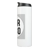 Aangepaste sjabloon van het ontwerp van de logo op thermosbeker (Geroteerd rechts)