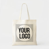 Aangepaste sjabloon van het ontwerp van de logo op tote bag (Voorkant)