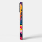 Aangepaste Sjabloon Vibrant Wavy Patroon Case-Mate iPhone Case (Achterkant / Links)