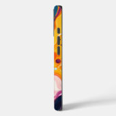 Aangepaste Sjabloon Vibrant Wavy Patroon Case-Mate iPhone Case (Achterkant / Links)