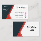 Aangepaste Sjabloon Visitekaartje (Voorkant / Achterkant)