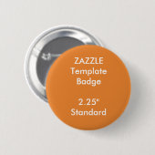 Aangepaste Sjabloon voor 2,25-inch ronde badge in Button 5,7 Cm (Voorkant /achterkant)