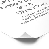 Aangepaste Sjabloon voor 8 x 8 inch vierkante foto Afdruk (Hoek)