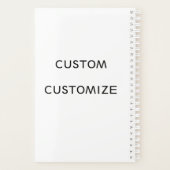 AANGEPASTE SJABLOON VOOR AANGEPASTE ONTWERP PLANNER (Achterkant)