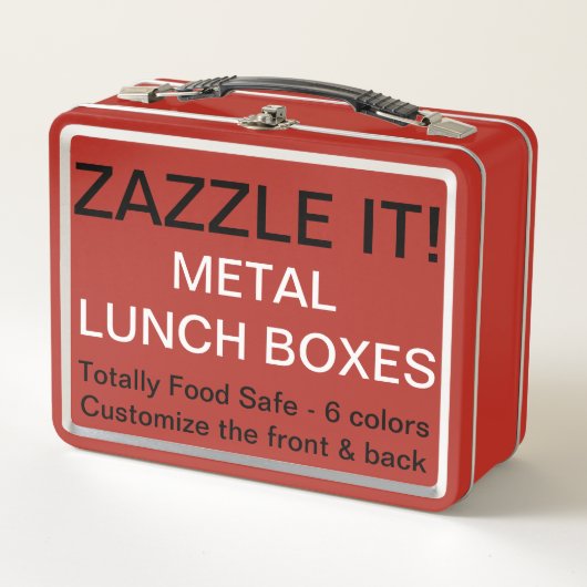 Aangepaste Sjabloon voor aangepaste RED Metal Lunc (Voorkant)