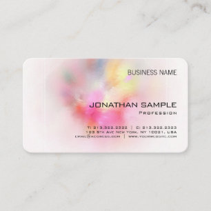 Aangepaste Sjabloon voor Abstract kunstwerk — eleg Visitekaartje