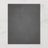 Aangepaste Sjabloon voor achtergrondalkboard Flyer (Achterkant)