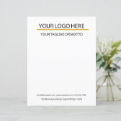 Aangepaste sjabloon voor bedrijfsbriefpapier (Staand voorkant)