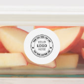 Aangepaste sjabloon voor bedrijfslogo naam labels (Aangebracht)