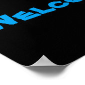 Aangepaste Sjabloon voor Bowling-Poster Poster (Hoek)