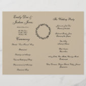 Aangepaste Sjabloon voor bruiloft-ceremonie - Prog (Achterkant)