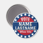 Aangepaste Sjabloon voor campagne Magneet (Voorkant / Achterkant)