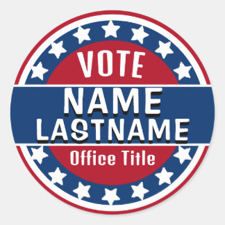 Aangepaste Sjabloon voor campagne Ronde Sticker