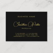 Aangepaste Sjabloon voor de naam van Calligrafie-s Visitekaartje (Achterkant)