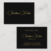 Aangepaste Sjabloon voor de naam van Calligrafie-s Visitekaartje (Voorkant / Achterkant)