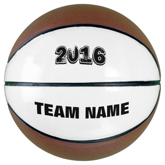 Aangepaste Sjabloon voor fullsize Basketball Mini Basketbal (Voorkant)