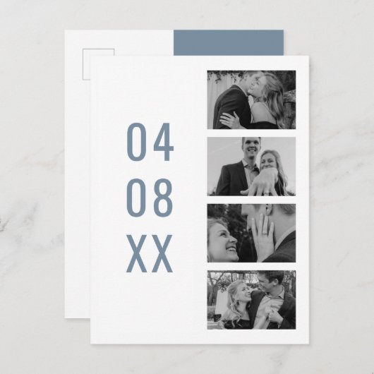 Aangepaste Sjabloon voor het opslaan van de datuma (Voorkant / Achterkant)