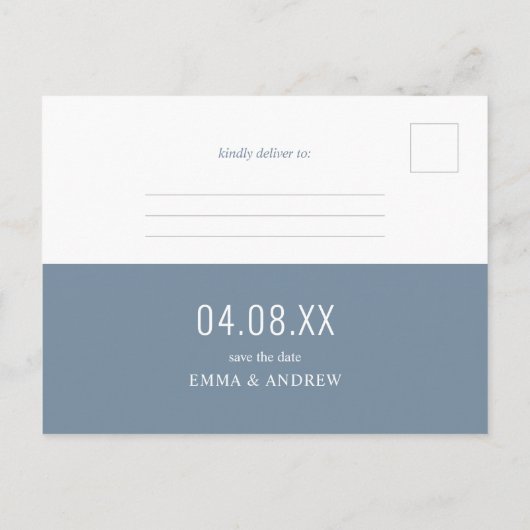 Aangepaste Sjabloon voor het opslaan van de datuma (Achterkant)