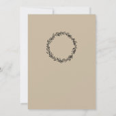 Aangepaste Sjabloon voor het uitnodigen van bruilo Kaart (Achterkant)