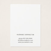 Aangepaste Sjabloon voor juwelen die een DisplayCa Visitekaartje (Achterkant)