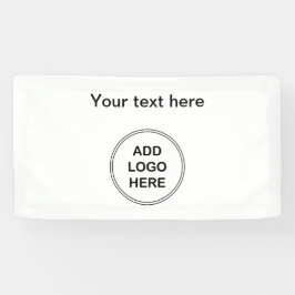 Aangepaste Sjabloon voor kleine zakelijke Logo Spandoek