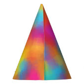 Aangepaste Sjabloon voor kleurrijke ontwerp voor f Feesthoedjes (Achterkant)