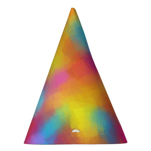 Aangepaste Sjabloon voor kleurrijke ontwerp voor f Feesthoedjes (Rechts)