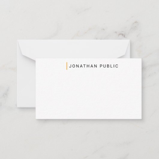 Aangepaste Sjabloon voor minimalistisch monogram o (Voorkant)