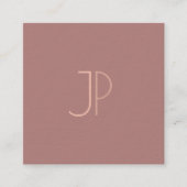 Aangepaste Sjabloon voor modern rendementsontwerp Vierkante Visitekaartje (Voorkant)