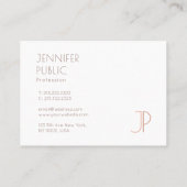 Aangepaste Sjabloon voor moderne elegant Visitekaartje (Achterkant)