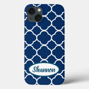 Aangepaste Sjabloon voor Quatrefoil Patroon Case-Mate iPhone Case