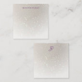 Aangepaste Sjabloon voor Script Monogram (Voorkant / Achterkant)