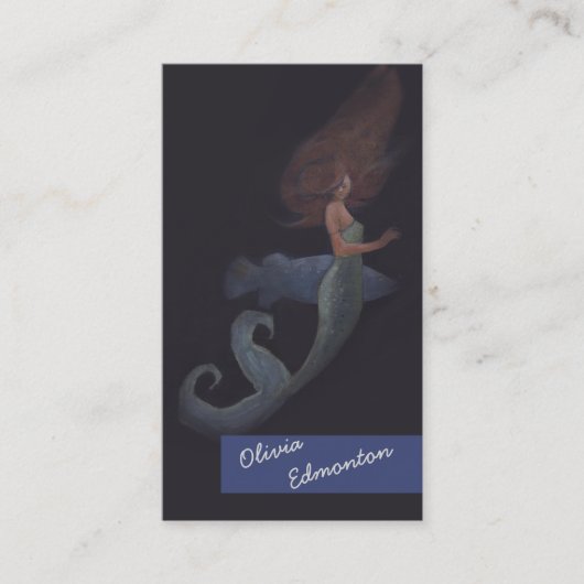 Aangepaste Sjabloon voor stijlvolle haarvervormde  Visitekaartje (Voorkant)