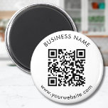 Aangepaste Sjabloon voor tekst met QR-code Magneet<br><div class="desc">Upload een code QR, voeg tekst toe, en creëer gemakkelijk uw gepersonaliseerde magneet. Klik BEWERKEN ONTWERP om de achtergrondkleur toe te voegen of de tekstkleur te wijzigen. U kunt dit ONTWERP overdragen op andere Zazzle producten en het aanpassen om de meeste Zazzle punten te passen. De standaard design van Studio...</div>