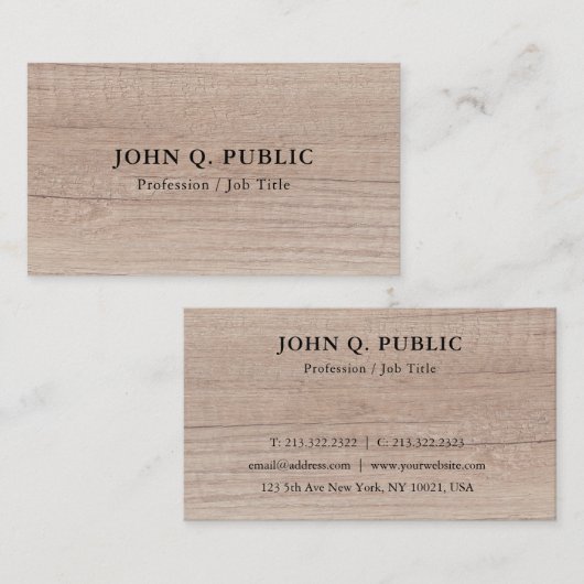 Aangepaste Sjabloon voor uitkijkstrips Visitekaartje (Voorkant / Achterkant)