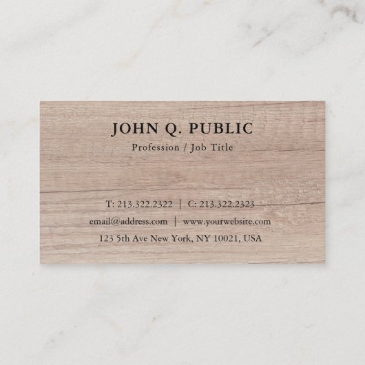 Aangepaste Sjabloon voor uitkijkstrips Visitekaartje (Achterkant)