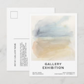 Aangepaste Sjabloon voor uitnodiging voor galerijt (Voorkant / Achterkant)