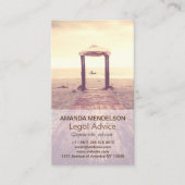 Aangepaste sjabloon voor verticale fotografie visitekaartje (Voorkant)