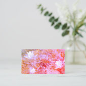 aangepaste sjabloon voor visitekaartjes bloem voor (Staand voorkant)