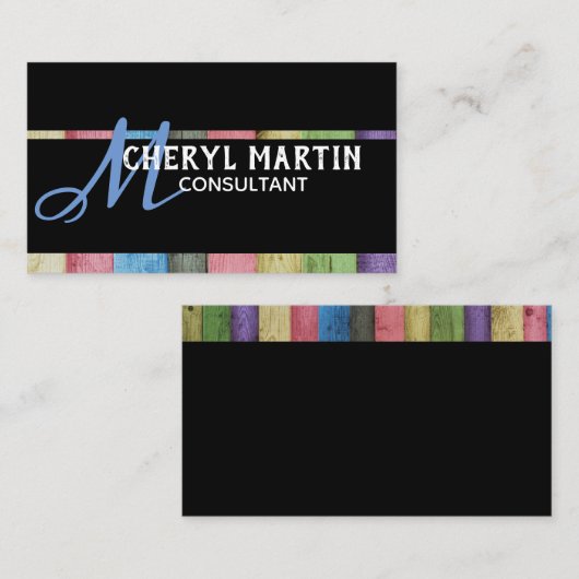 aangepaste sjabloon voor visitekaartjes moderne st (Voorkant / Achterkant)