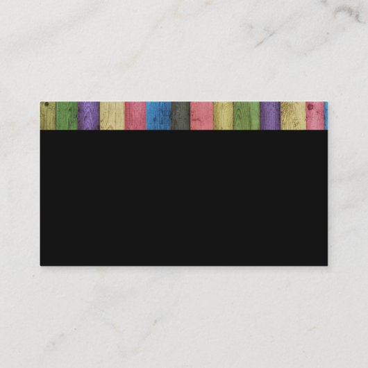 aangepaste sjabloon voor visitekaartjes moderne st (Achterkant)