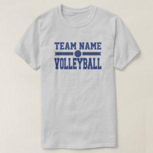 Aangepaste Sjabloon voor volleybalteamnamen T-shirt