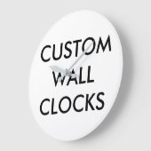 Aangepaste Sjabloon voor wandklok leeg (Hoek)