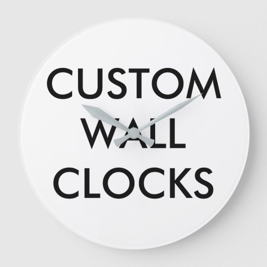 Aangepaste Sjabloon voor wandklok leeg (Voorkant)